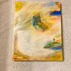 Beautiful Hand Painted Painting on Canvas! Lots of Detail! Conversation Piece!!